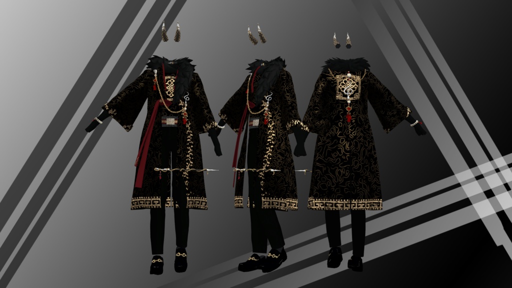 【3Dモデル】 Oriental outer (for Minase) 1.4