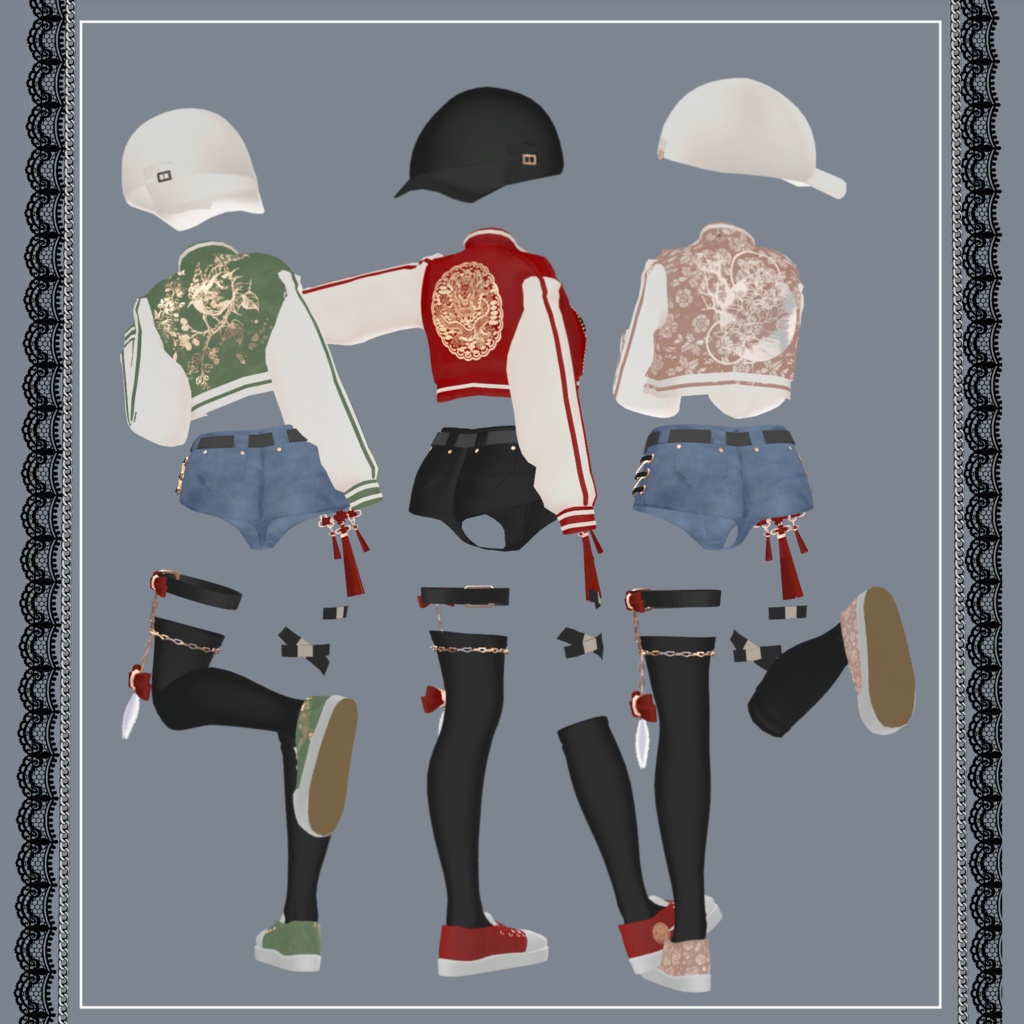 【3Dモデル】 Fusion Sukajan (for Kikyo)