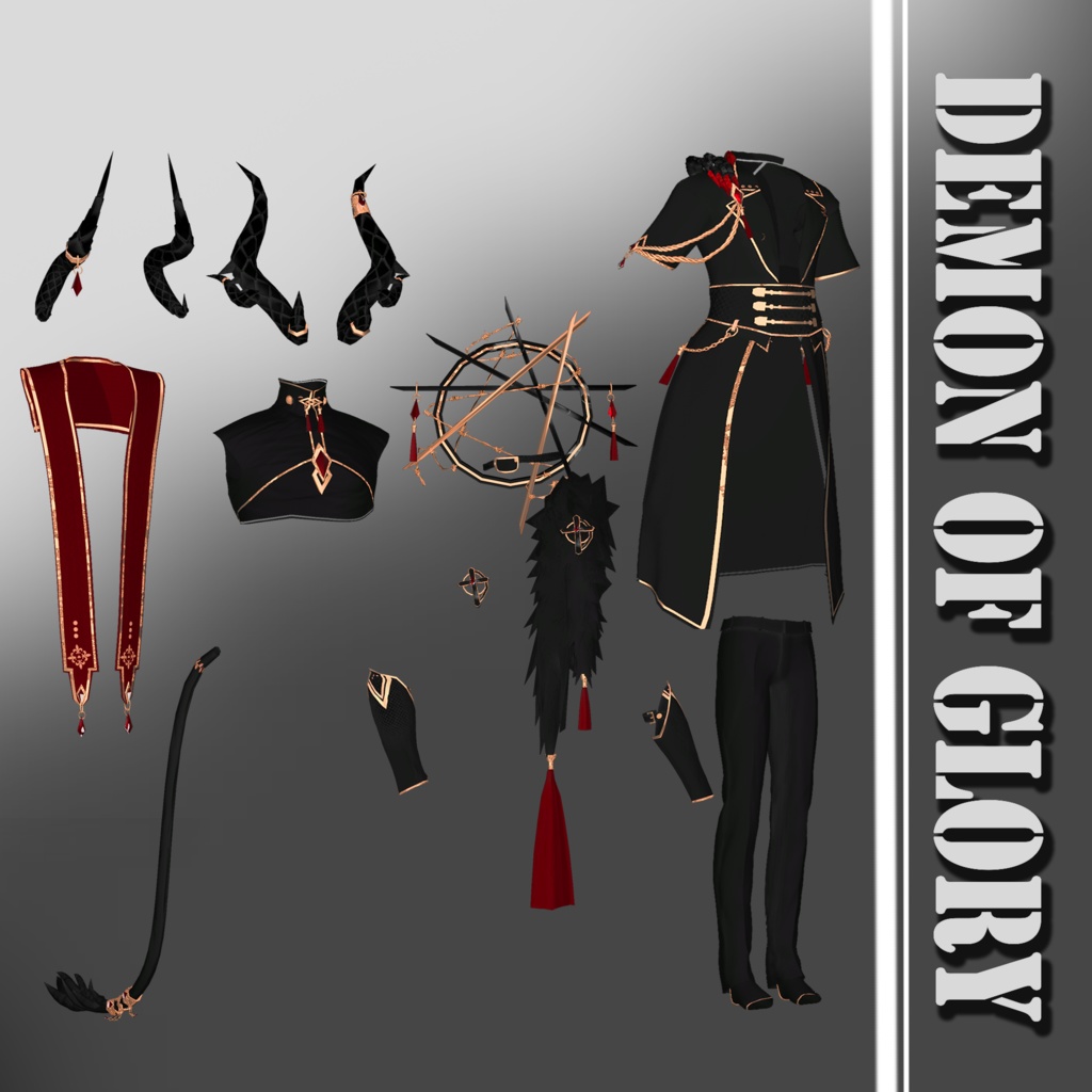 【3Dモデル】 Demon of Glory (for minase) 1.2
