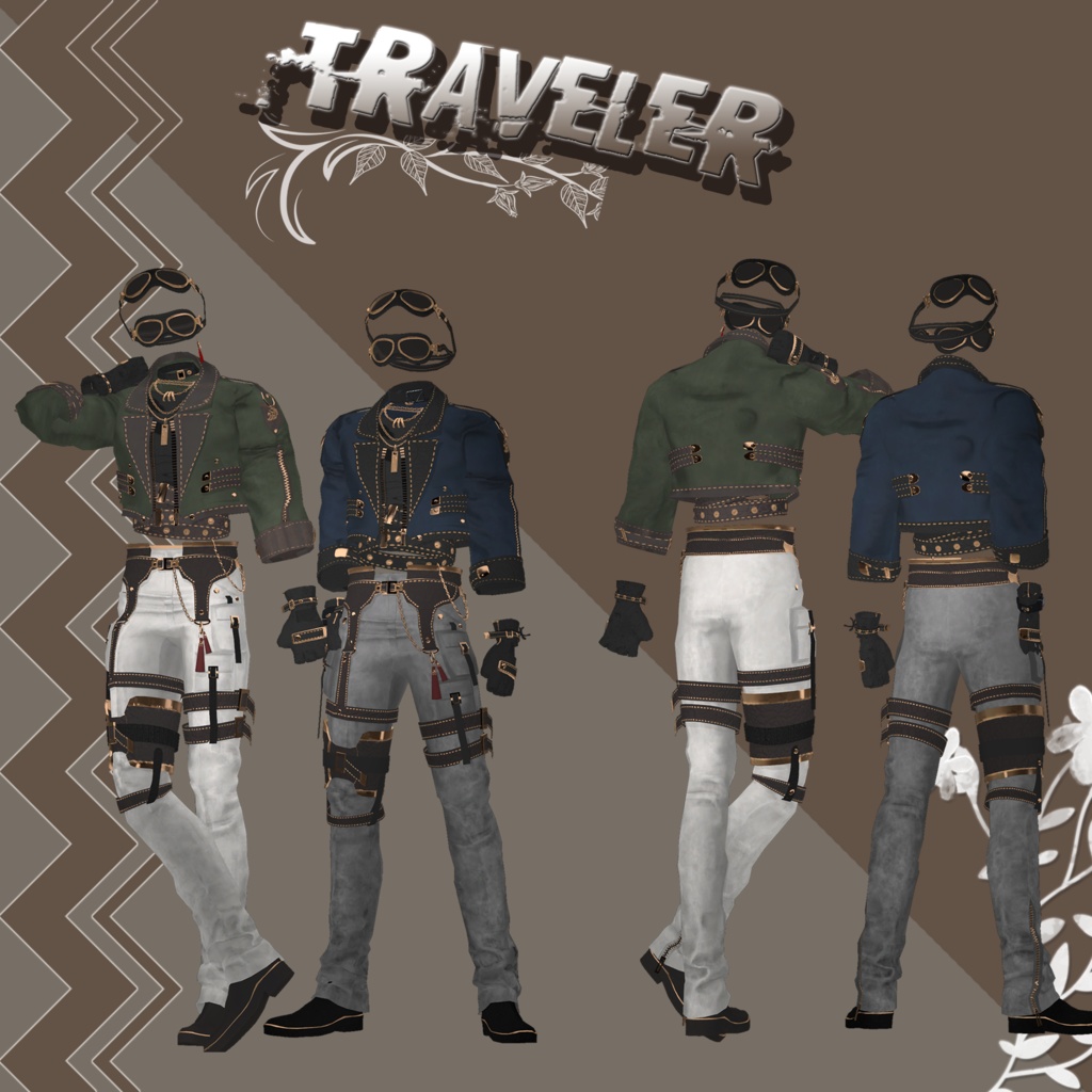 【3Dモデル】 Traveler (for minase) v1.1