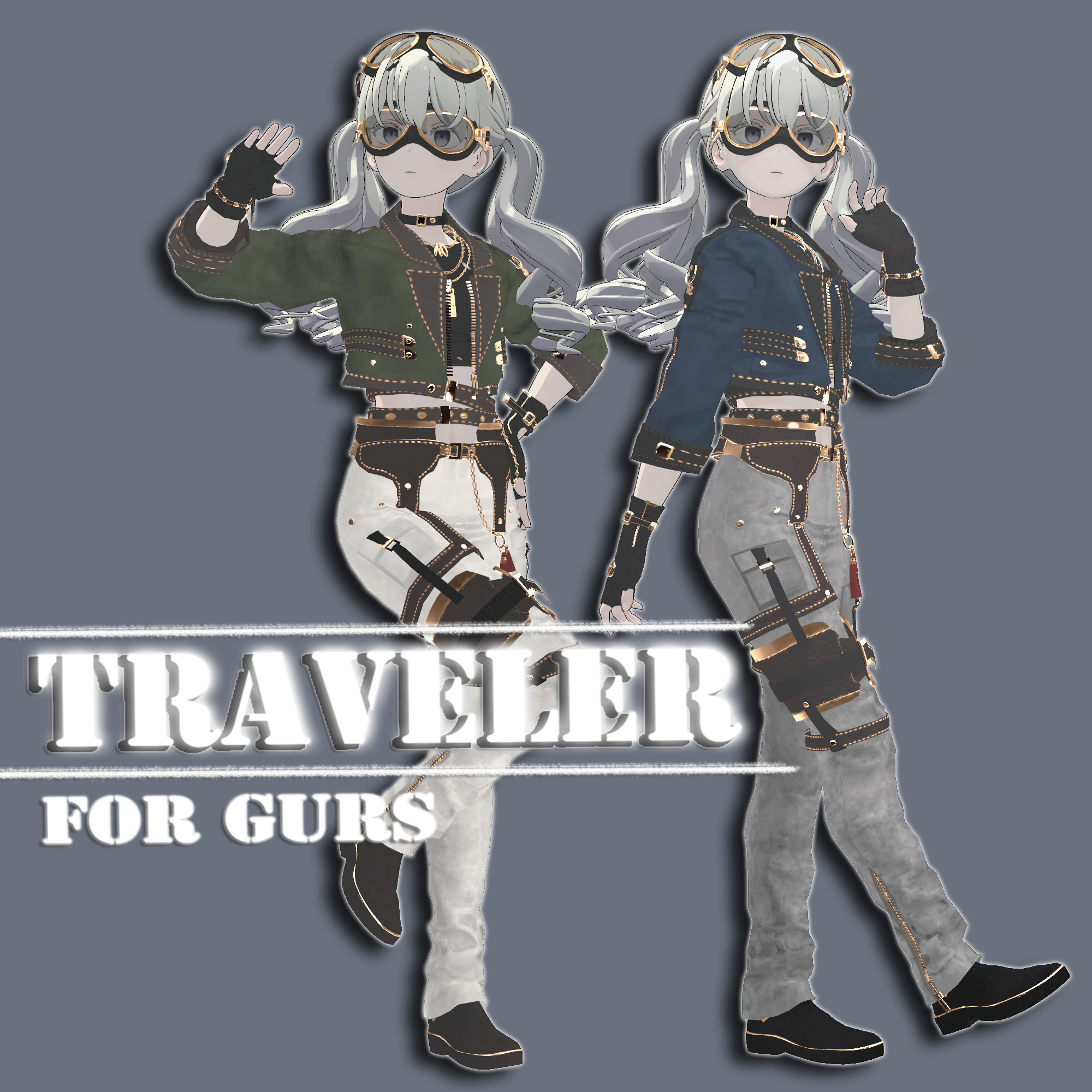 【3Dモデル】✂️ 2025.12.21日削除予定/Traveler (for Grus/Grus対応)