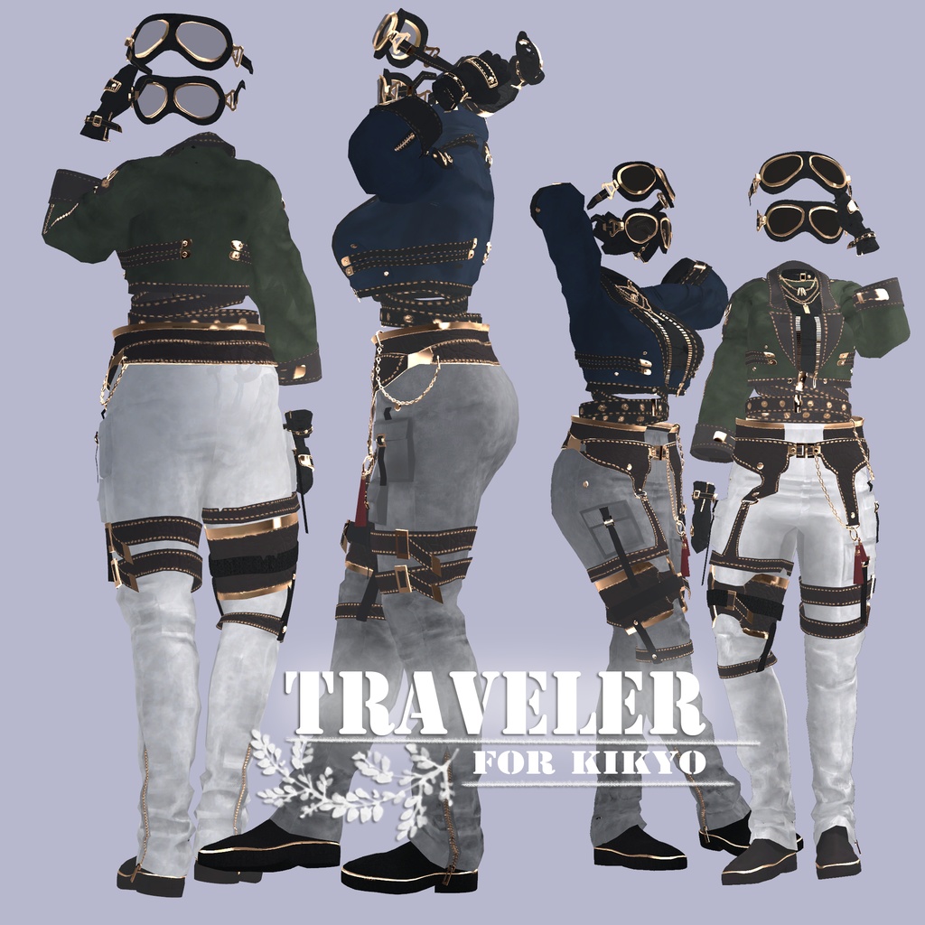 【3Dモデル】 Traveler (for Kikyo/Kikyo対応)
