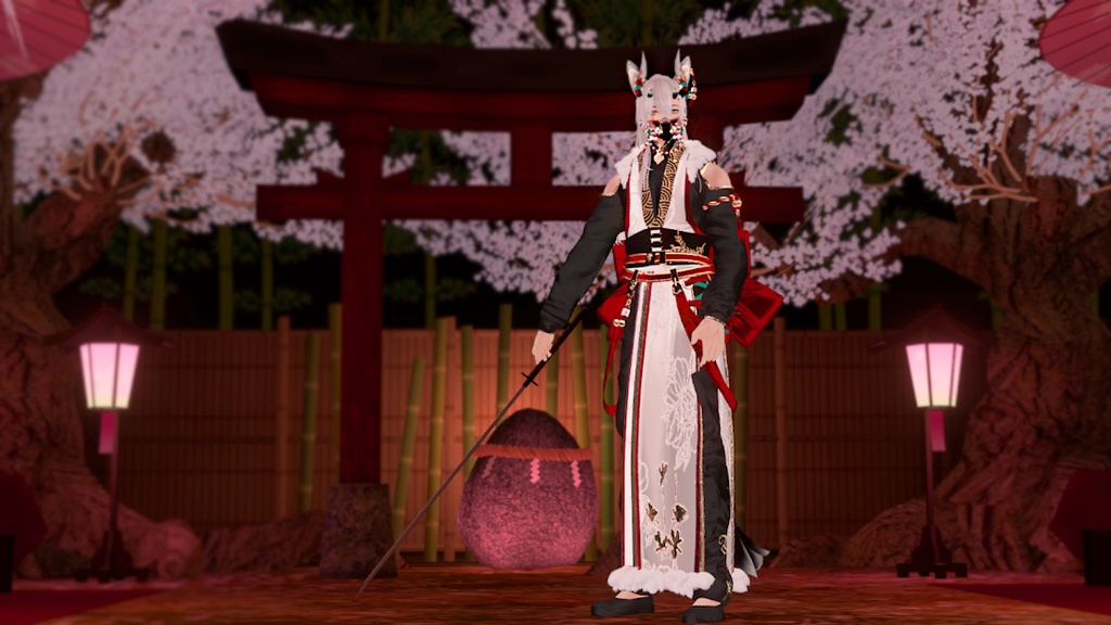 【3Dモデル】 Oriental fox (for minase) 1.1