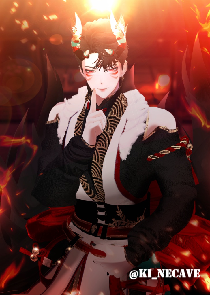 【3Dモデル】 Oriental fox (for minase) 1.1