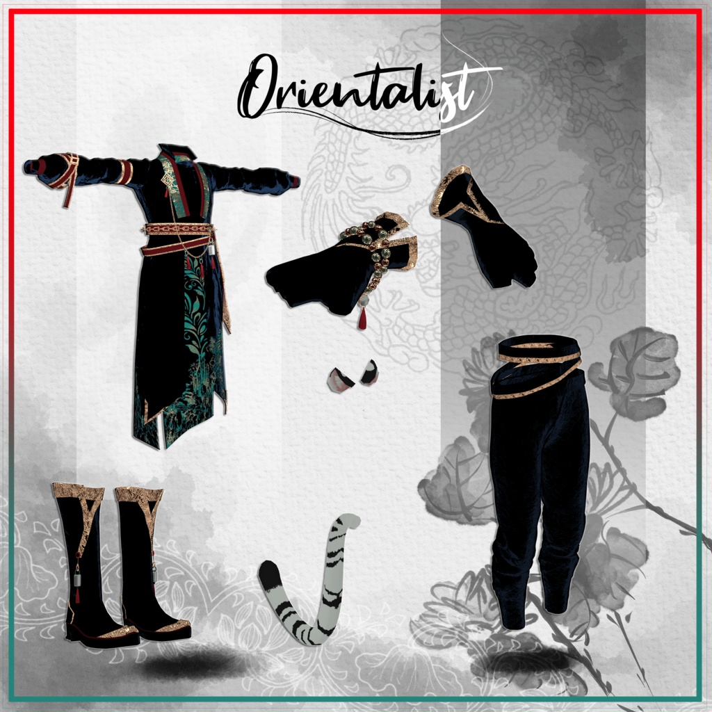 【3Dモデル/ 50% Sale 💥】 Orientalist (for minase)