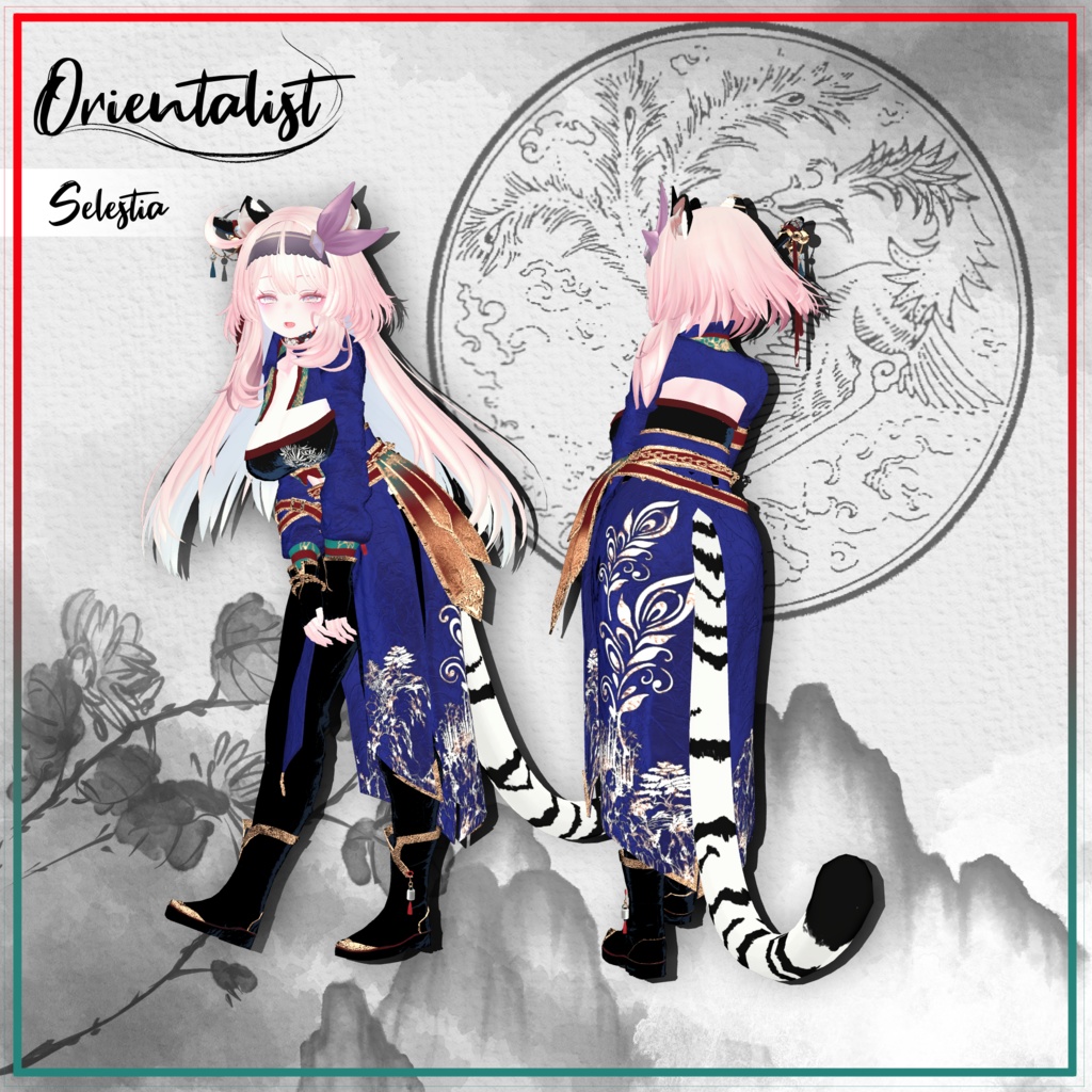 【3Dモデル】 Orientalist (for Shinra,kikyo,Selestia)