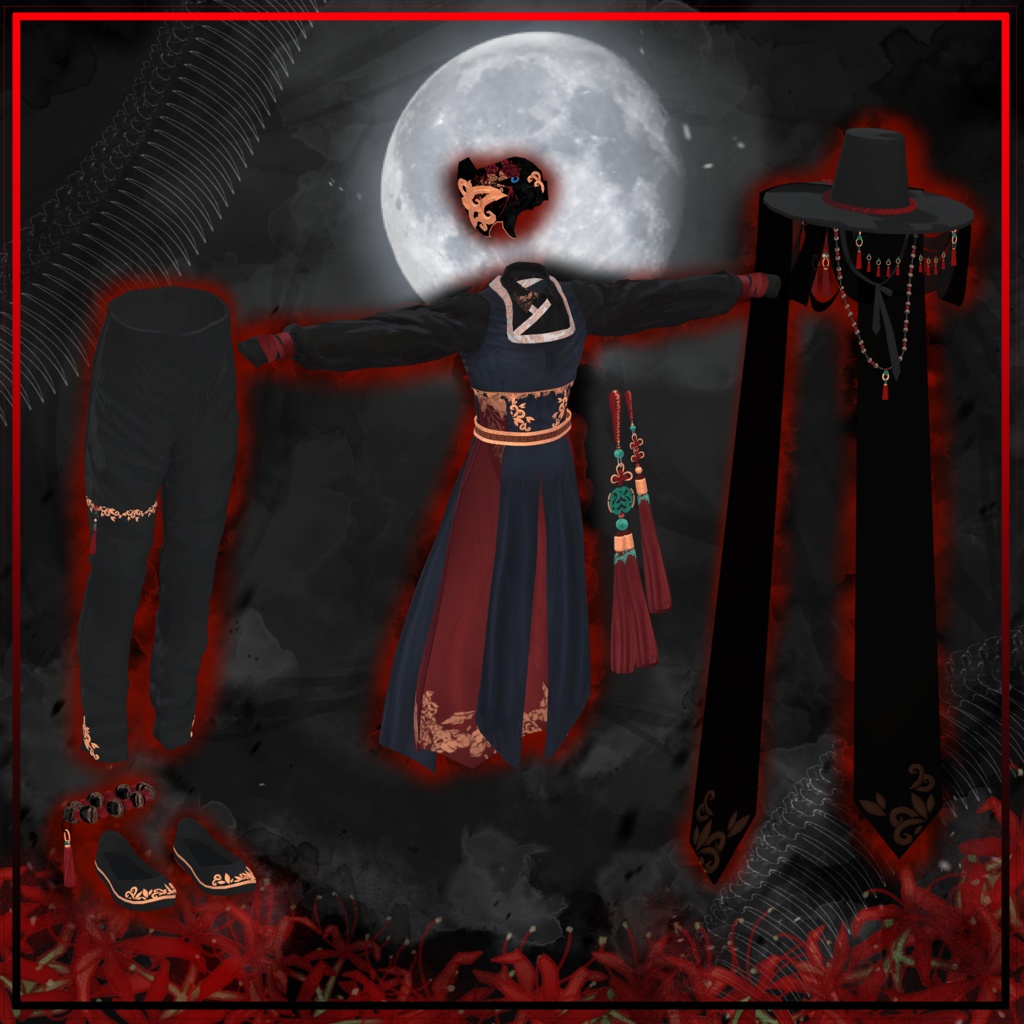 【3Dモデル】 【Chasa - HA BAEK】(for minase)