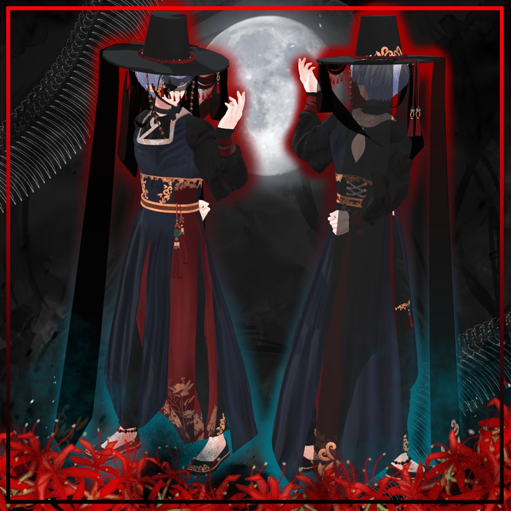 【3Dモデル】 【Chasa - HA BAEK】(for minase)