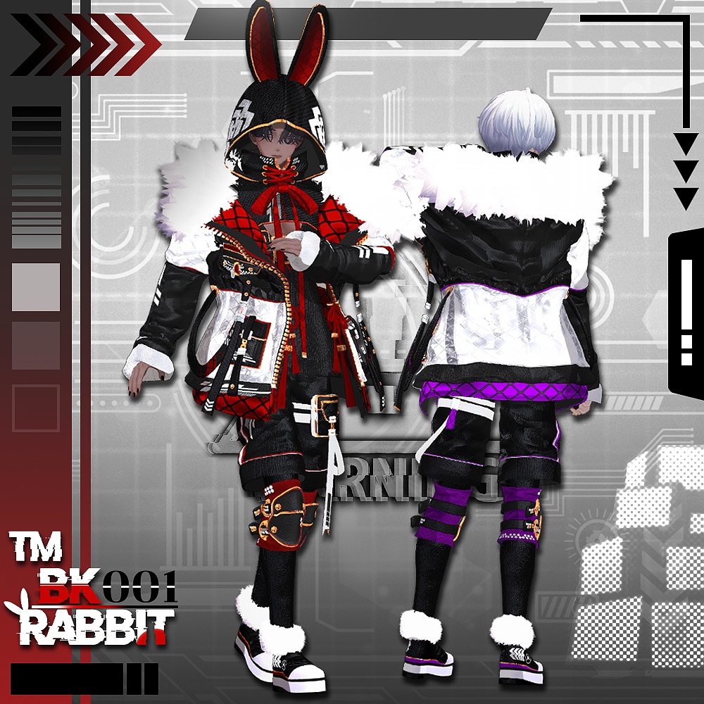 【3Dモデル】 【TM:BK001ㅡRabbit】(Full packge update)