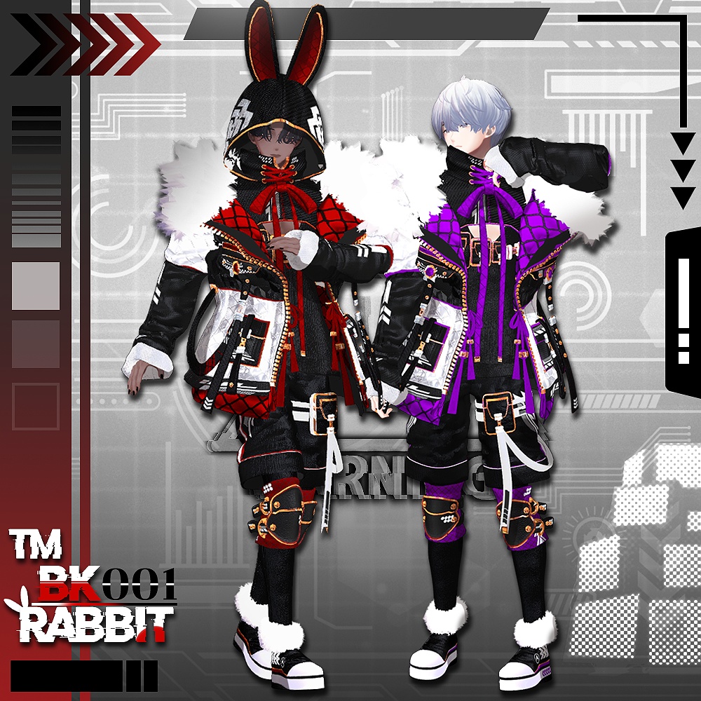 【3Dモデル】 【TM:BK001ㅡRabbit】(Full packge update)