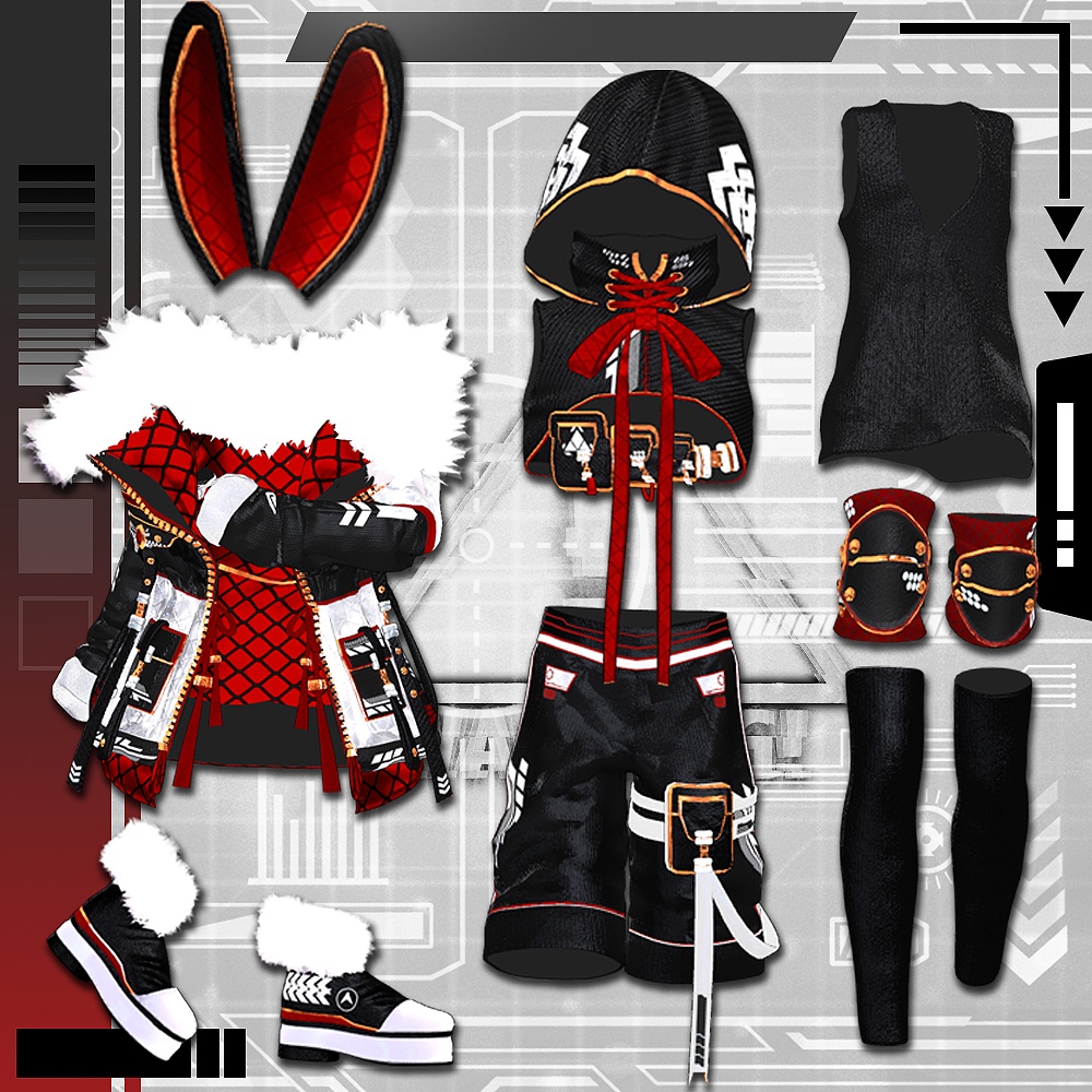 【3Dモデル】 【TM:BK001ㅡRabbit】(Full packge update)