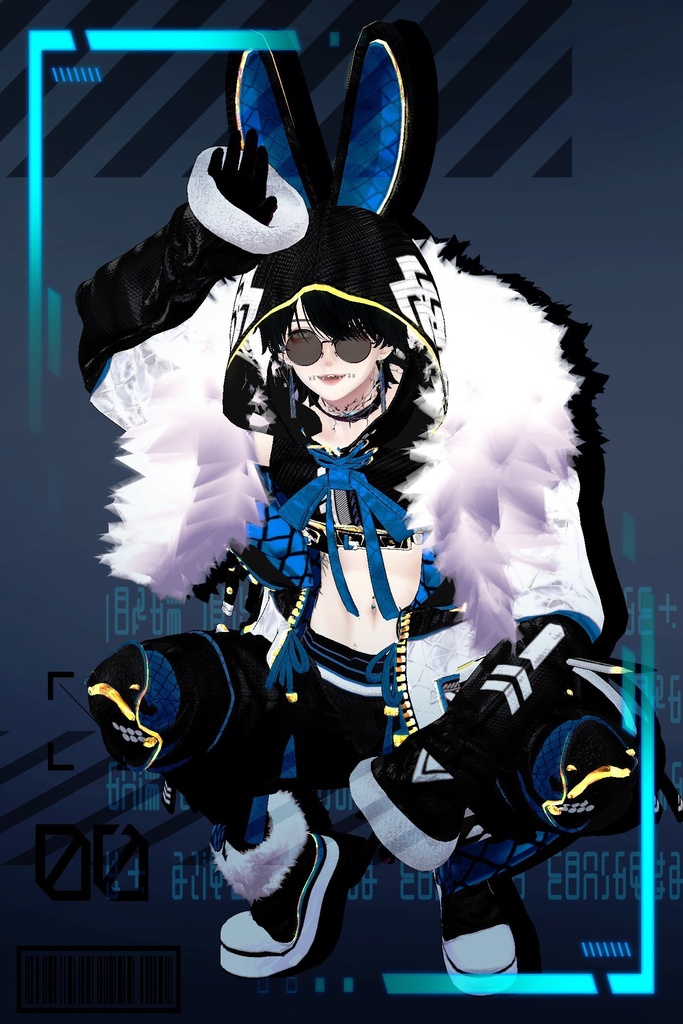 【3Dモデル】 【TM:BK001ㅡRabbit】(Full packge update)