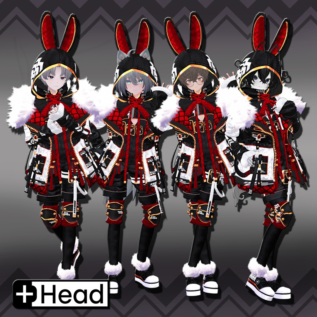 【3Dモデル】 【TM:BK001ㅡRabbit】(Full packge update)