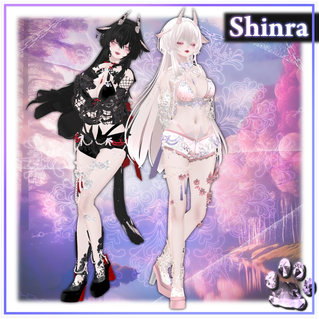 【3Dモデル】 Lacey Mellow