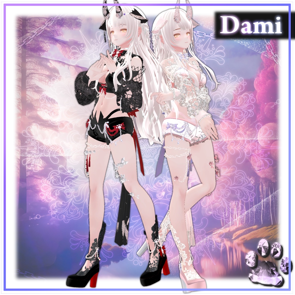 【3Dモデル】 Lacey Mellow