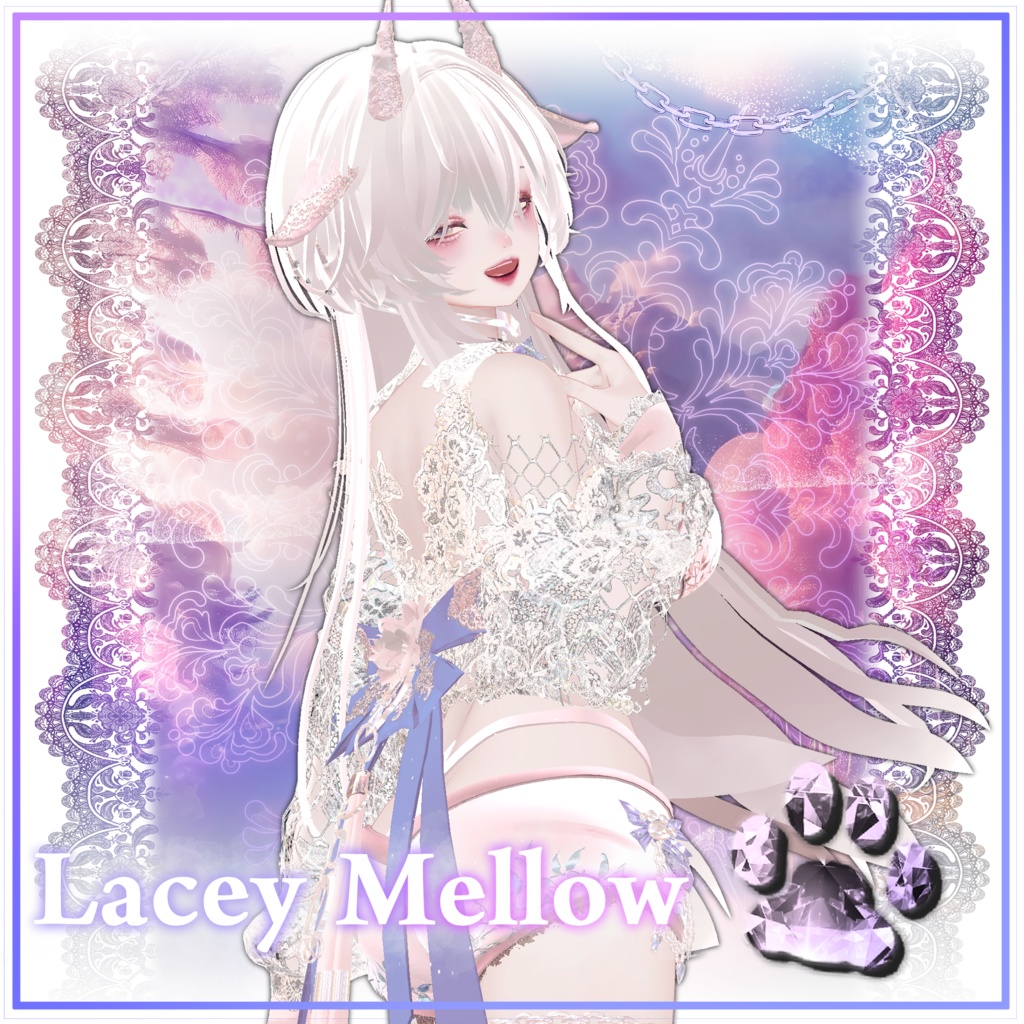 【3Dモデル】 Lacey Mellow