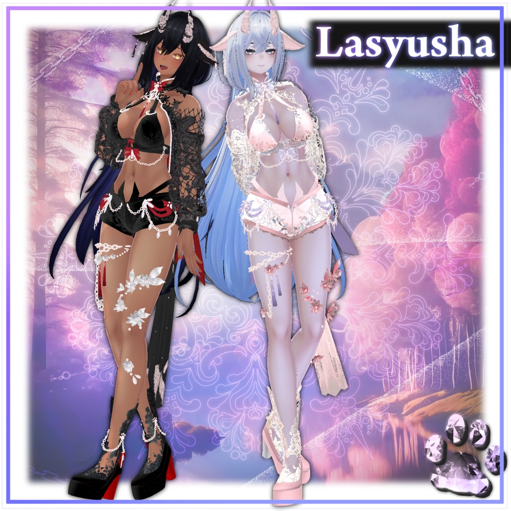 【3Dモデル】 Lacey Mellow