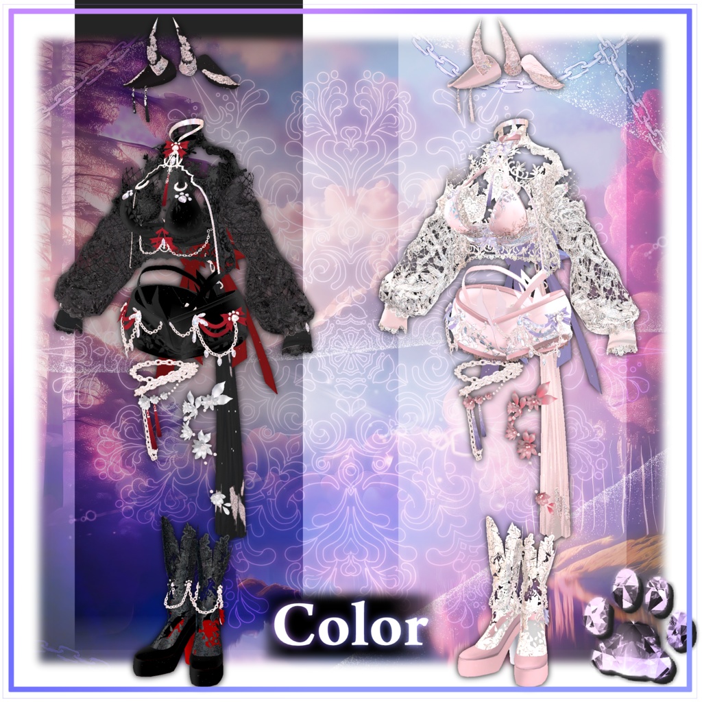 【3Dモデル】 Lacey Mellow