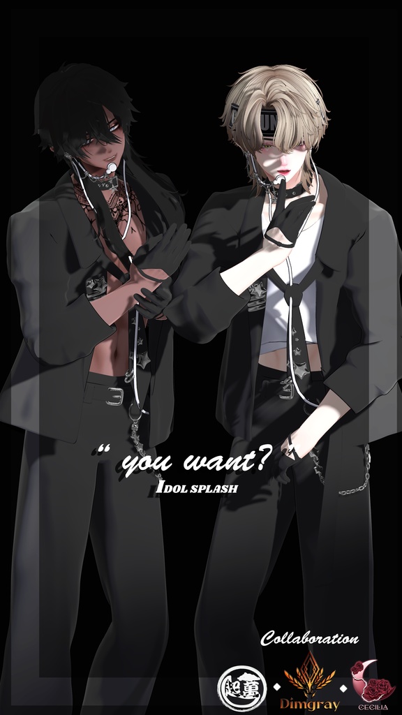 【3Dモデル】  IDOL SPLASH Collaboration (MINASE,KOMANO,MARO ONLY(+HEAD))