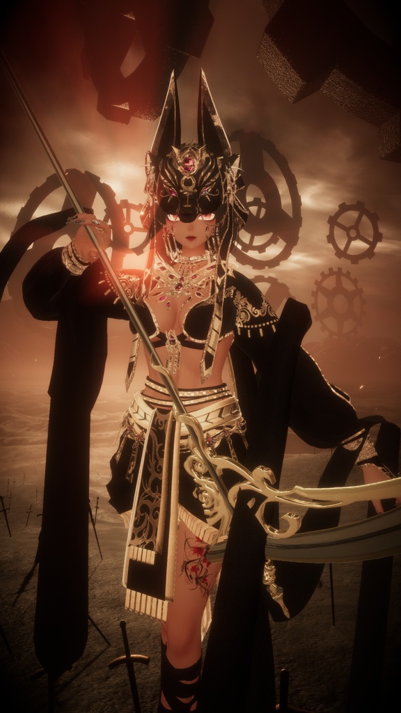 【3Dモデル】 ANUBIS (女性)