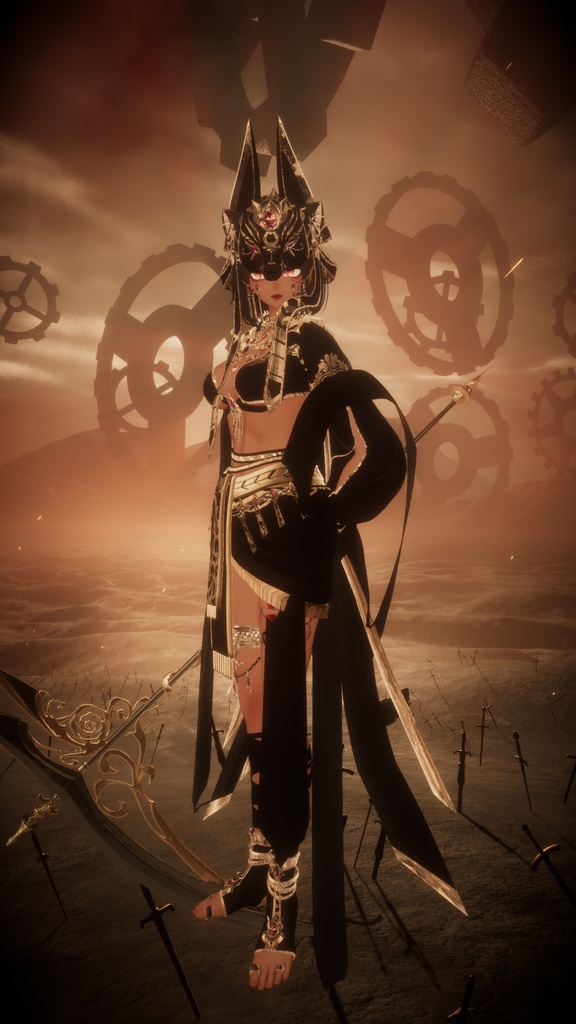 【3Dモデル】 ANUBIS (女性)