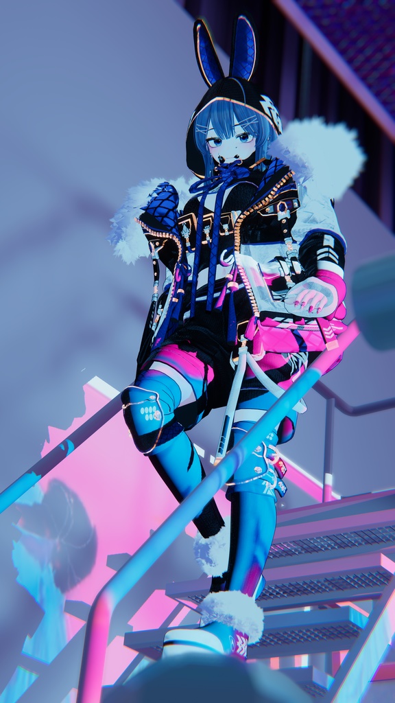 【3Dモデル/ 50% Sale 💥】 【TM:BK001ㅡRabbit】 (女性)