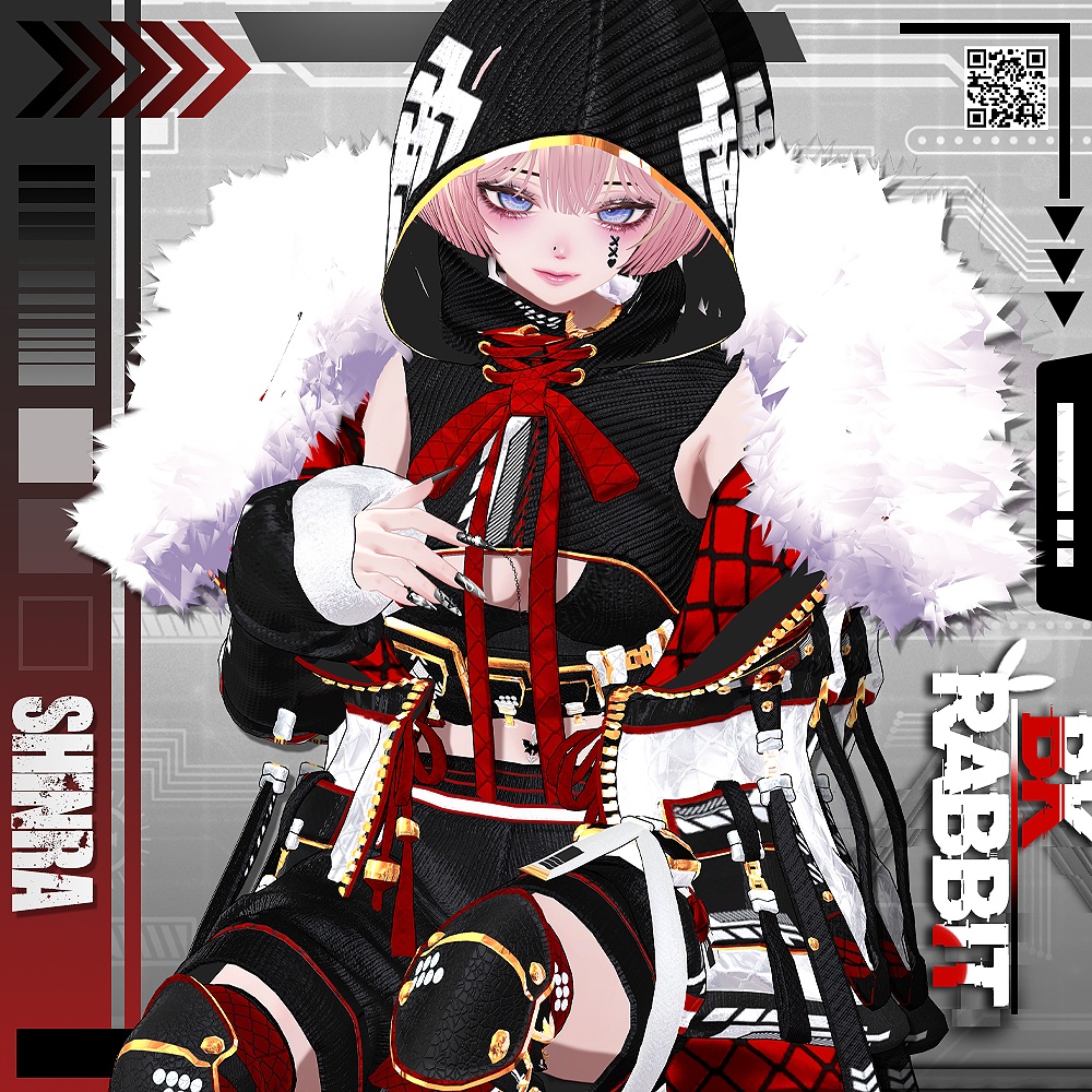 【3Dモデル/ 50% Sale 💥】 【TM:BK001ㅡRabbit】 (女性)