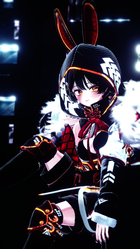 【3Dモデル/ 50% Sale 💥】 【TM:BK001ㅡRabbit】 (女性)