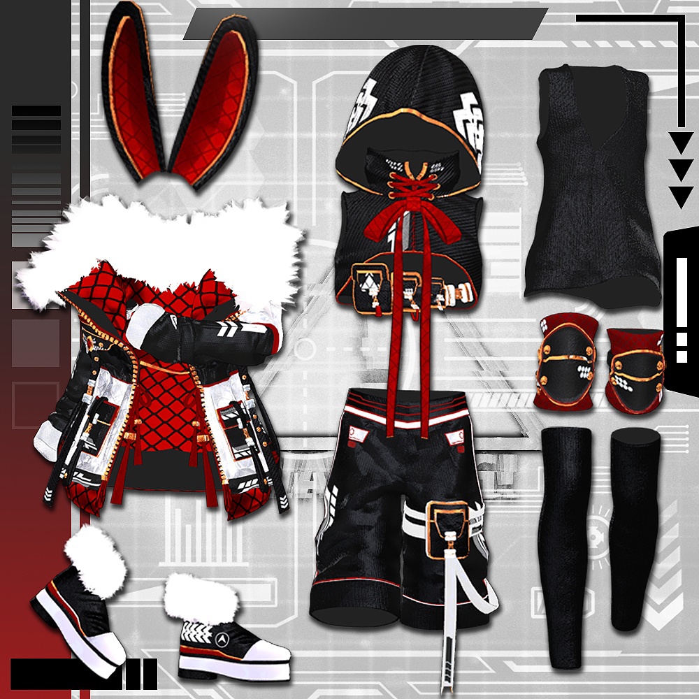 【3Dモデル/ 50% Sale 💥】 【TM:BK001ㅡRabbit】 (女性)