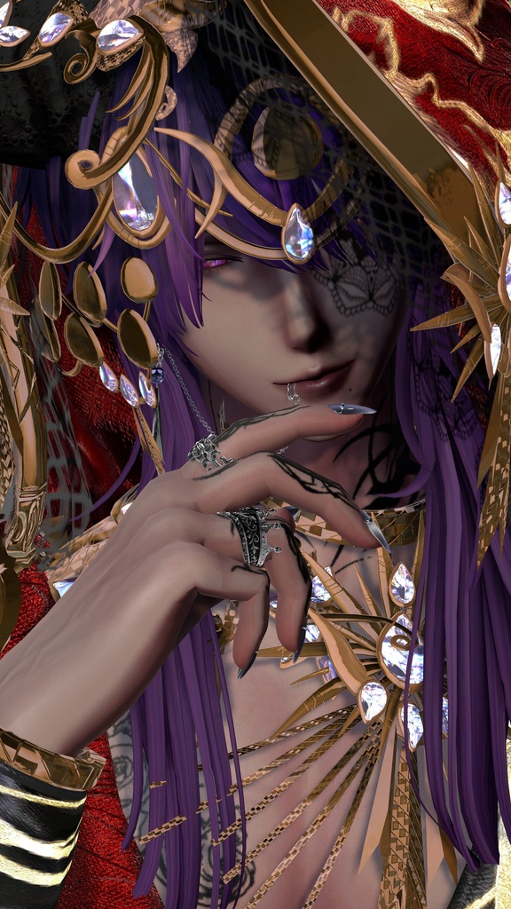 【3Dモデル】 ⚜︎Horn Oracle⚜︎