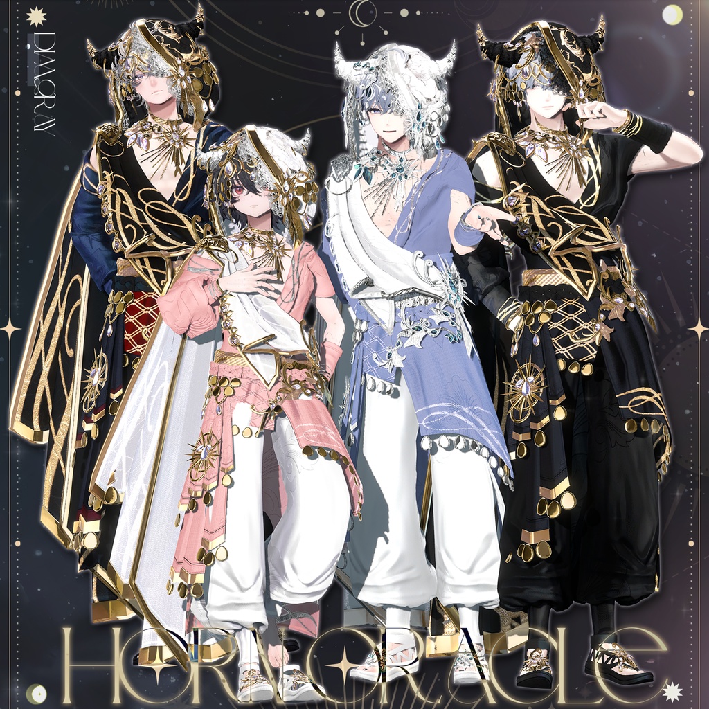 【3Dモデル】 ⚜︎Horn Oracle⚜︎