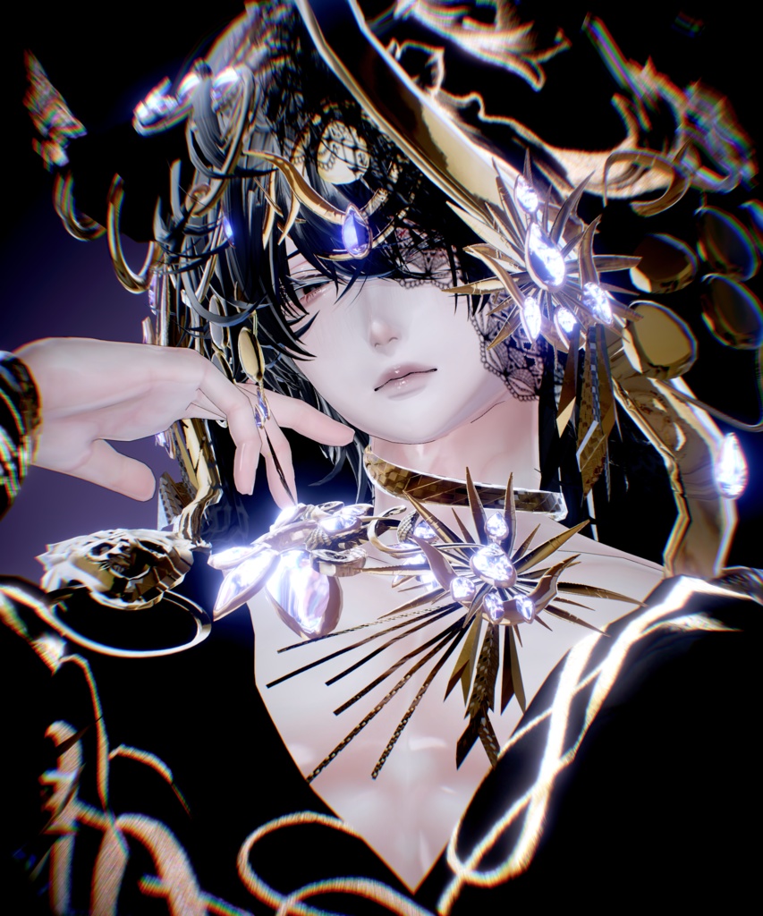 【3Dモデル】 ⚜︎Horn Oracle⚜︎