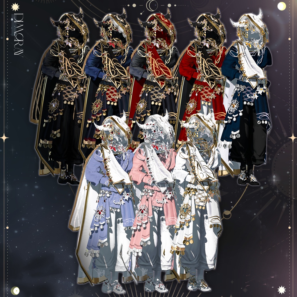 【3Dモデル】 ⚜︎Horn Oracle⚜︎