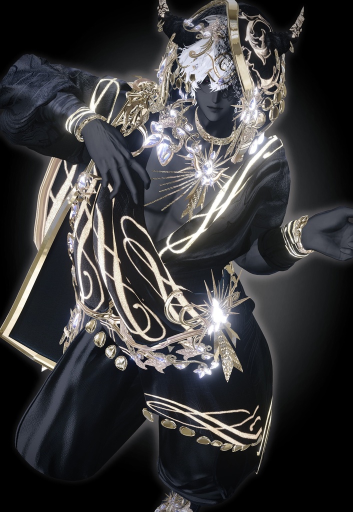 【3Dモデル】 ⚜︎Horn Oracle⚜︎