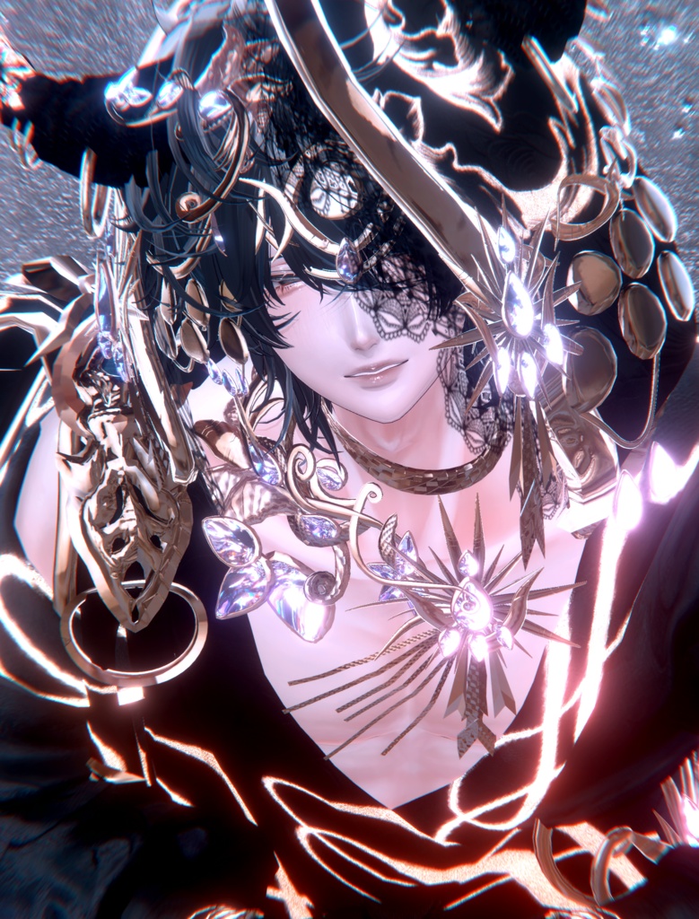 【3Dモデル】 ⚜︎Horn Oracle⚜︎