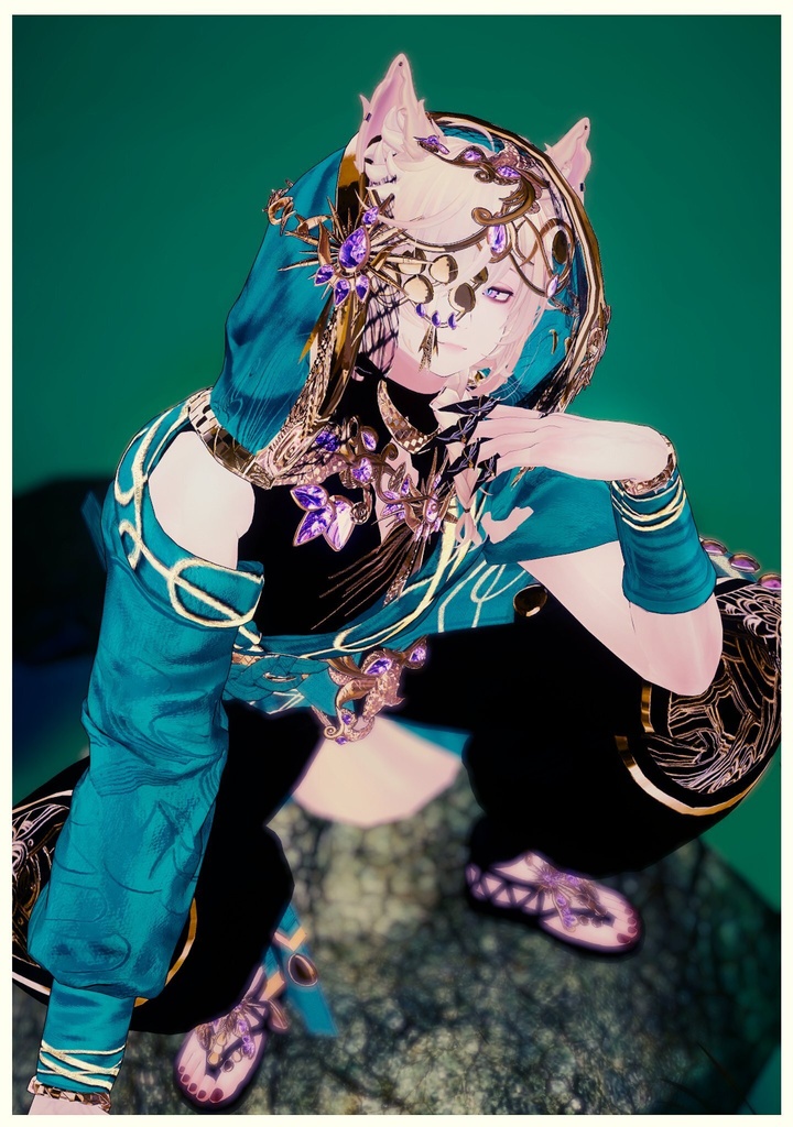 【3Dモデル】 ⚜︎Horn Oracle⚜︎