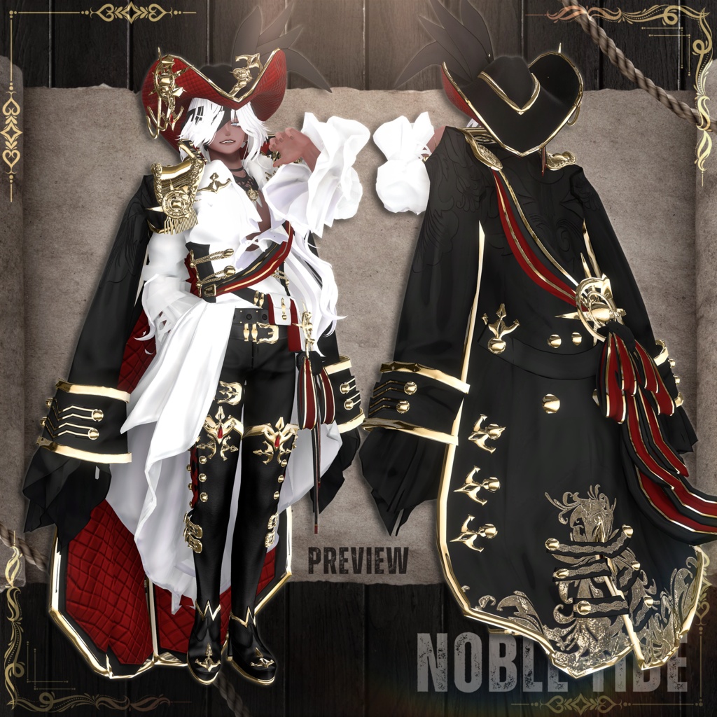 【3Dモデル】 ☠️Noble Tide