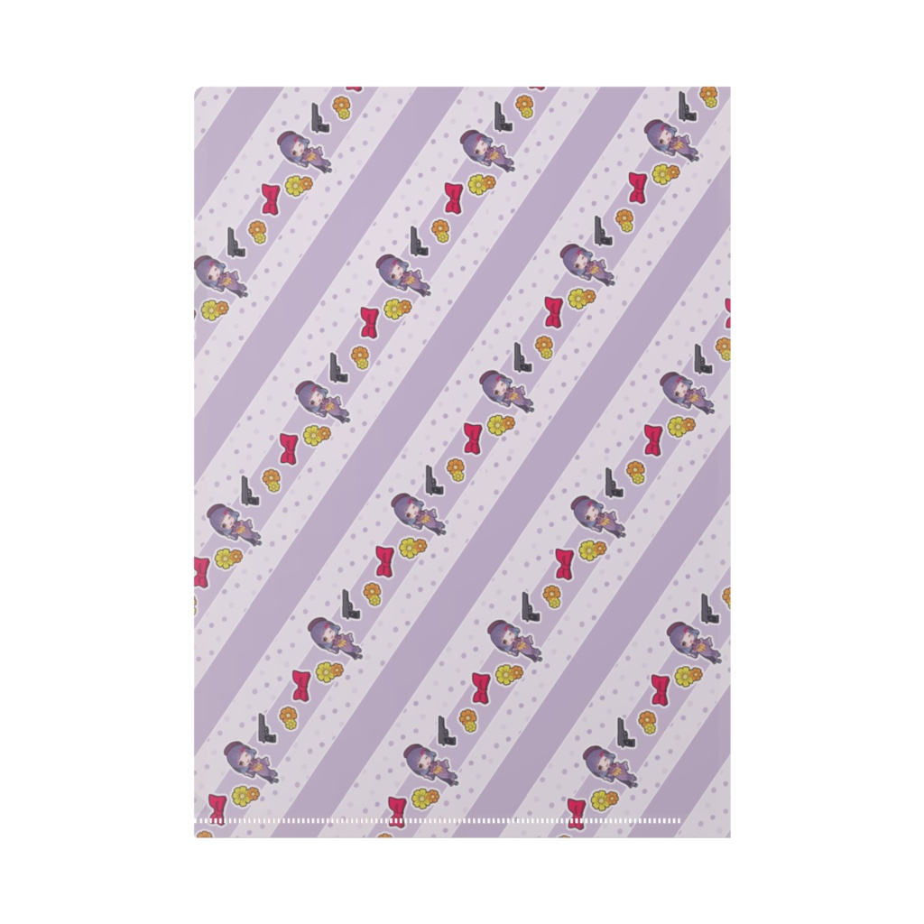 ♡1000人記念♡【A4サイズ】花菱さらさクリアファイル