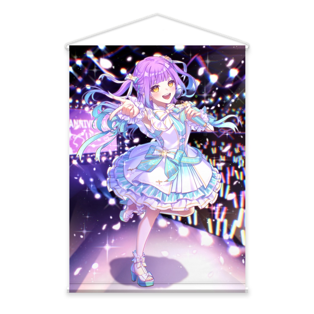 ♡５周年♡　花菱さらさタペストリー - B2縦