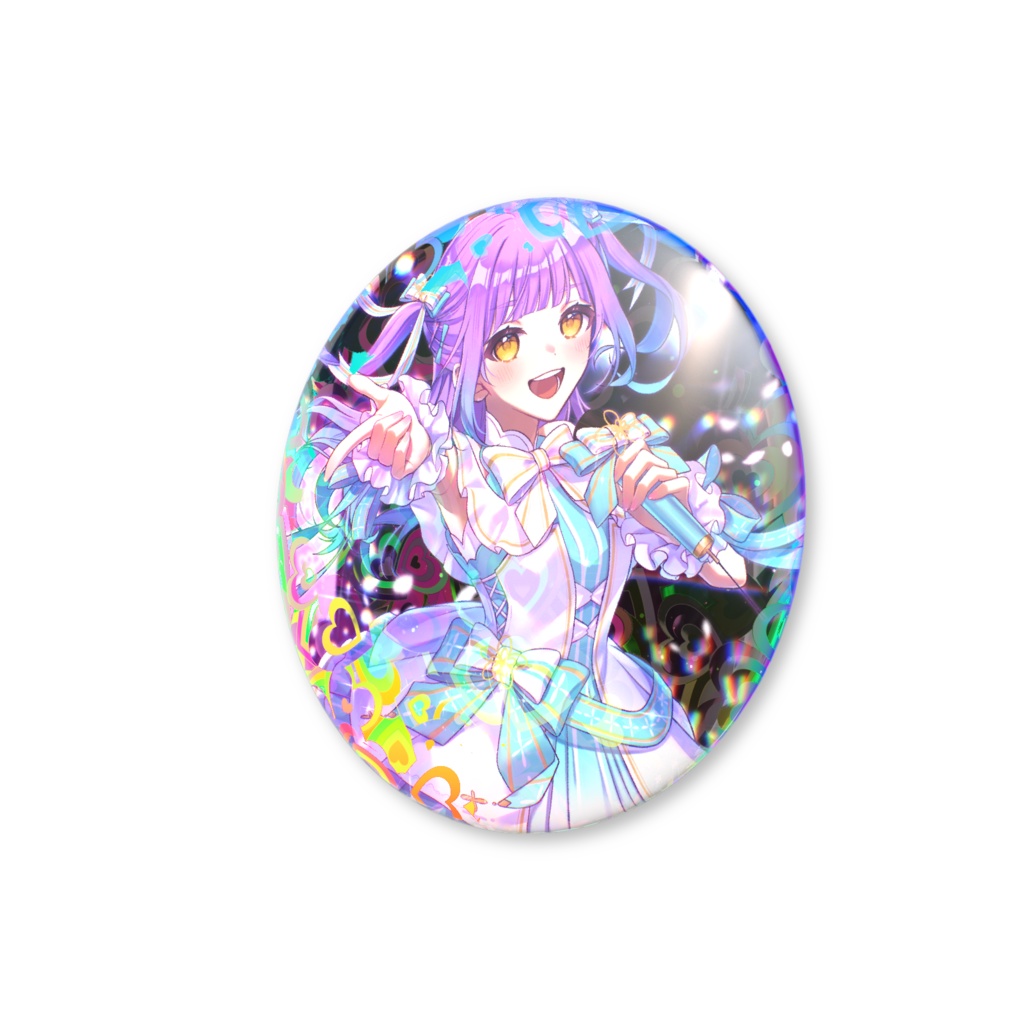 ♡5周年♡ 花菱さらさホログラム缶バッジ - 56mm