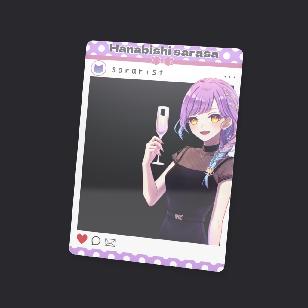 ♡生誕祭2025♡ 花菱さらさクリアカード