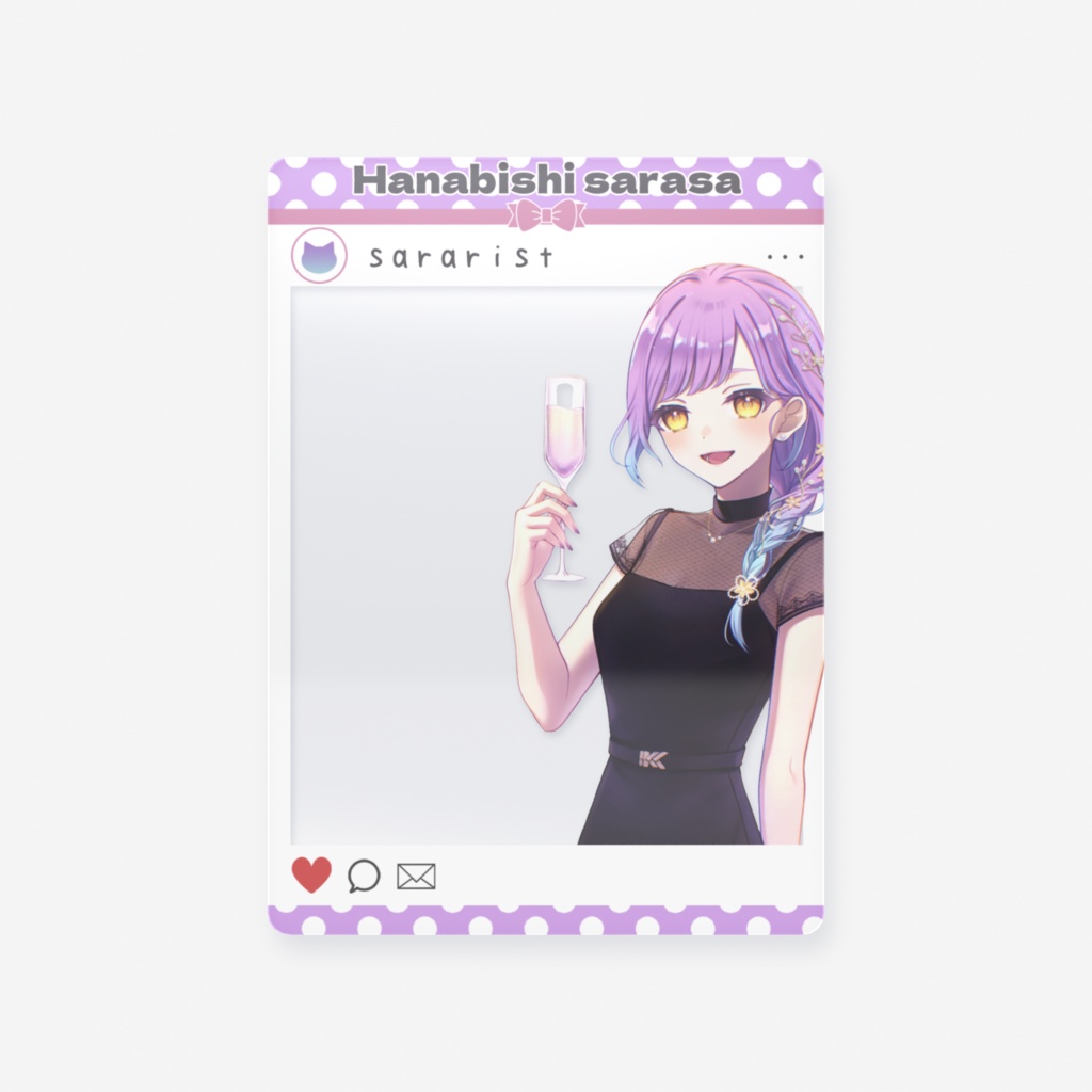 ♡生誕祭2025♡　花菱さらさクリアカード