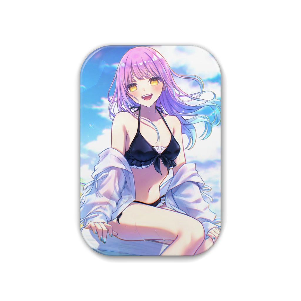 💜6周年記念💜 花菱さらさ 缶バッジ