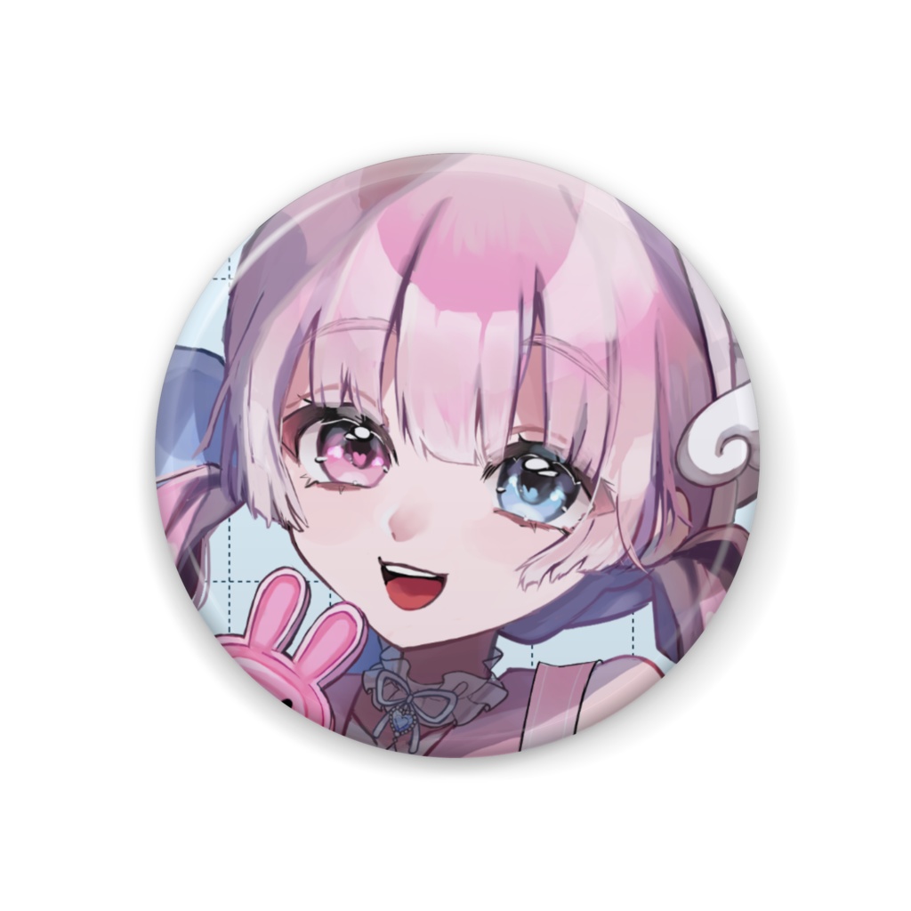 天ぷるくりキービジュアルVer 缶バッチ