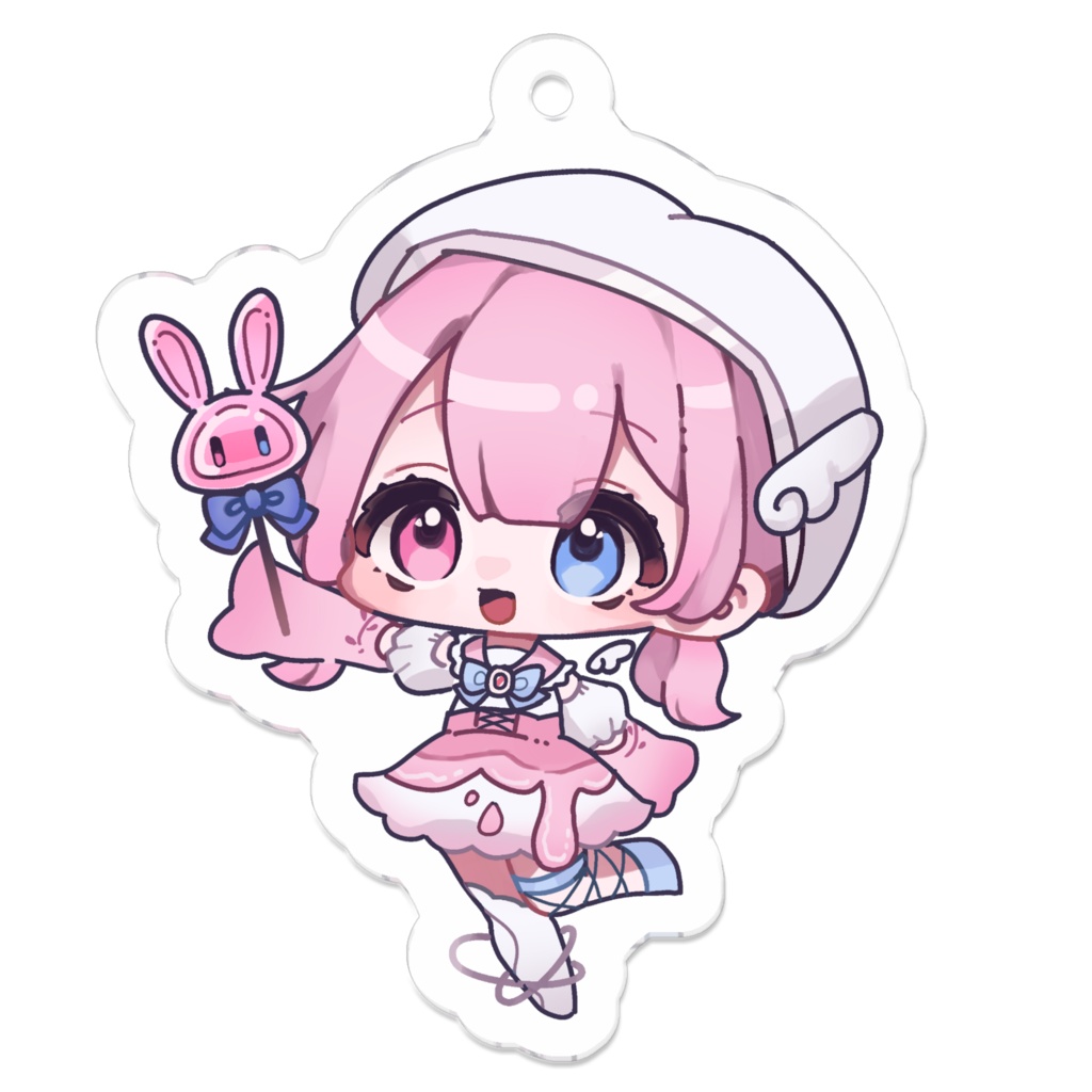 天ぷるくりちびうさぎVer アクリルキーホルダー