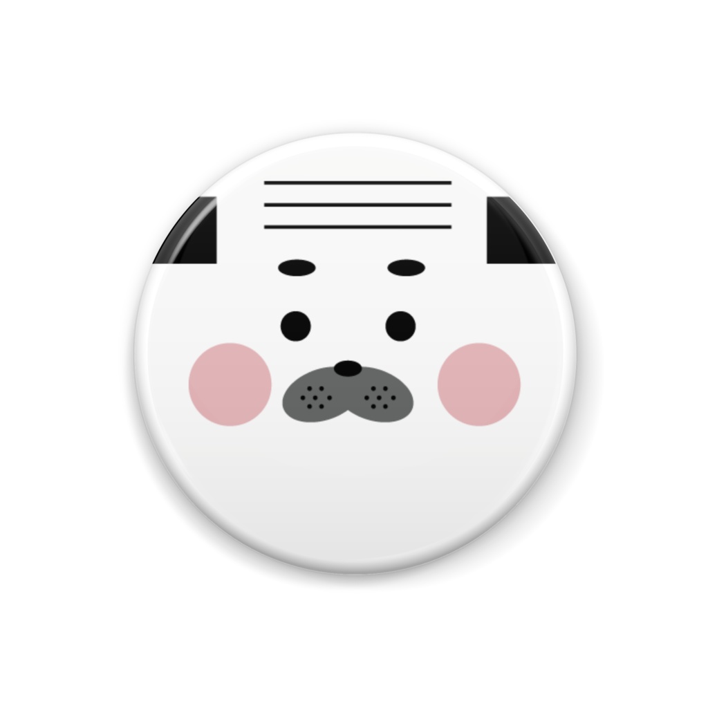 はげアザラシちゃん 缶バッチ