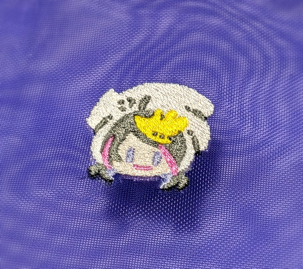 Squid Shu刺繍メッシュポーチ