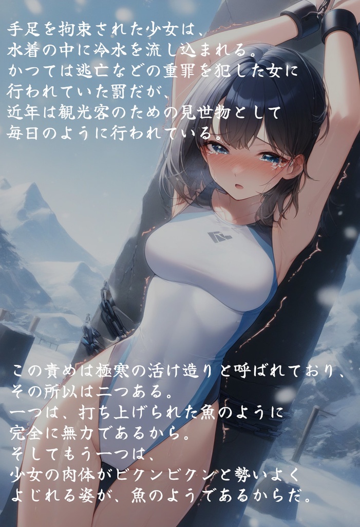 壮絶寒中水泳~水着で悶える少女達~
