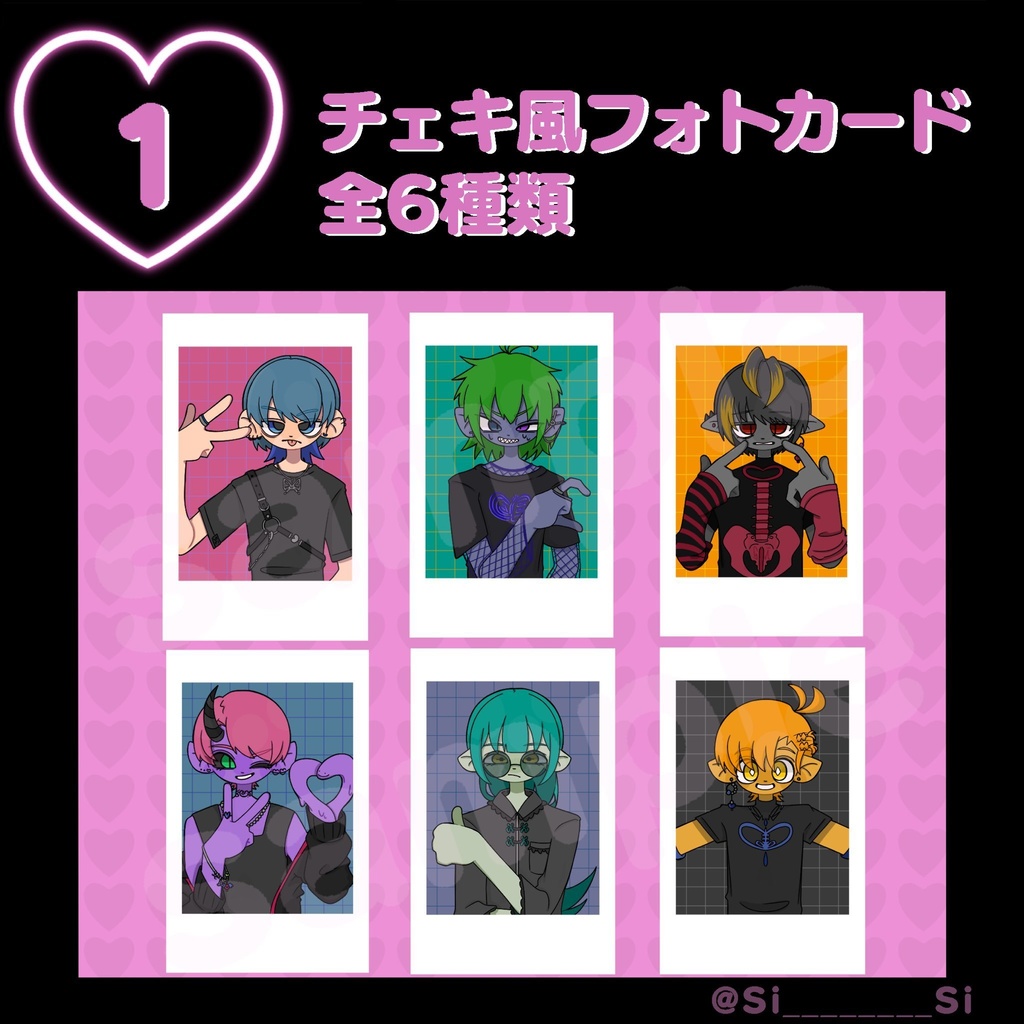 チェキ風フォトカード