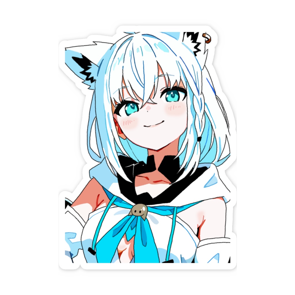 【非公式】白上フブキ★スマホステッカー